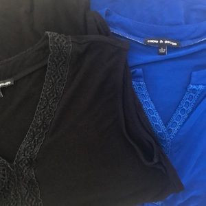 Lot of two cable & gauge swing style tops